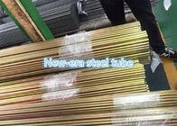 Yellow Galvanized Precision Seamless Steel Tube For Pneumatic Power Systems