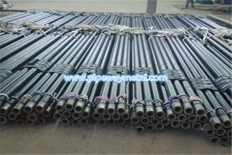 Steel Seamless Line Pipe Galvanized / Black Varnish Surface 5 - 18mm Thickness