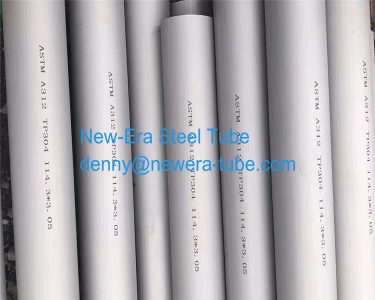ASTM A312 / A213M TP304 Polished Stainless Steel Tubing