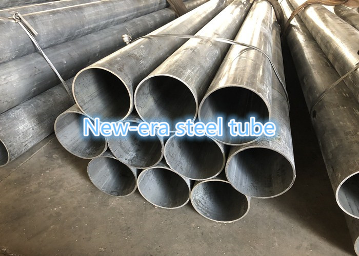 Seamless Cold Drawn Welded Tubes Fluid Steel Pipe Round Section Shape