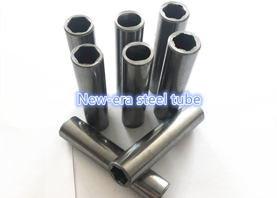 Mild Steel Hexagonal Oval Shaped GB 3639 Cold Drawn Tubes